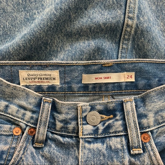 levis premium mom skirt - Picture 7 of 8
